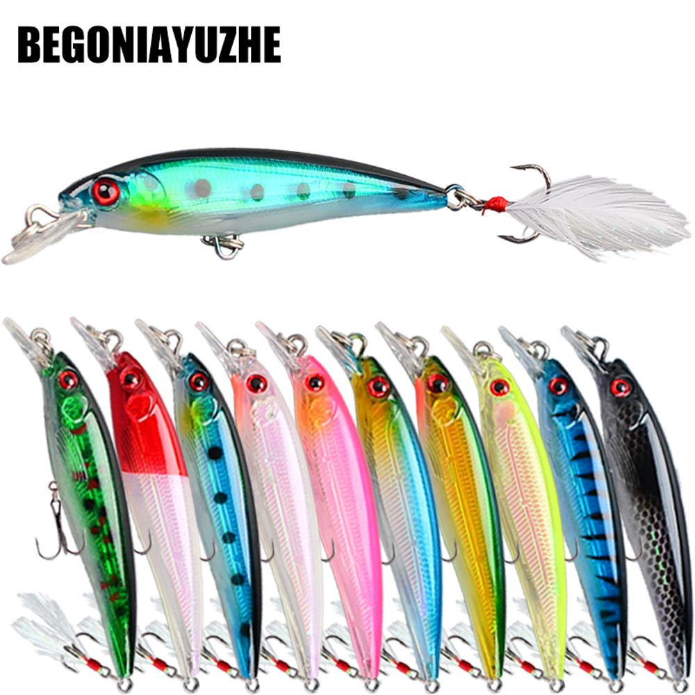 10pcs Bionic Minnow Fishing Lu - Fishing Hook Treble review and price