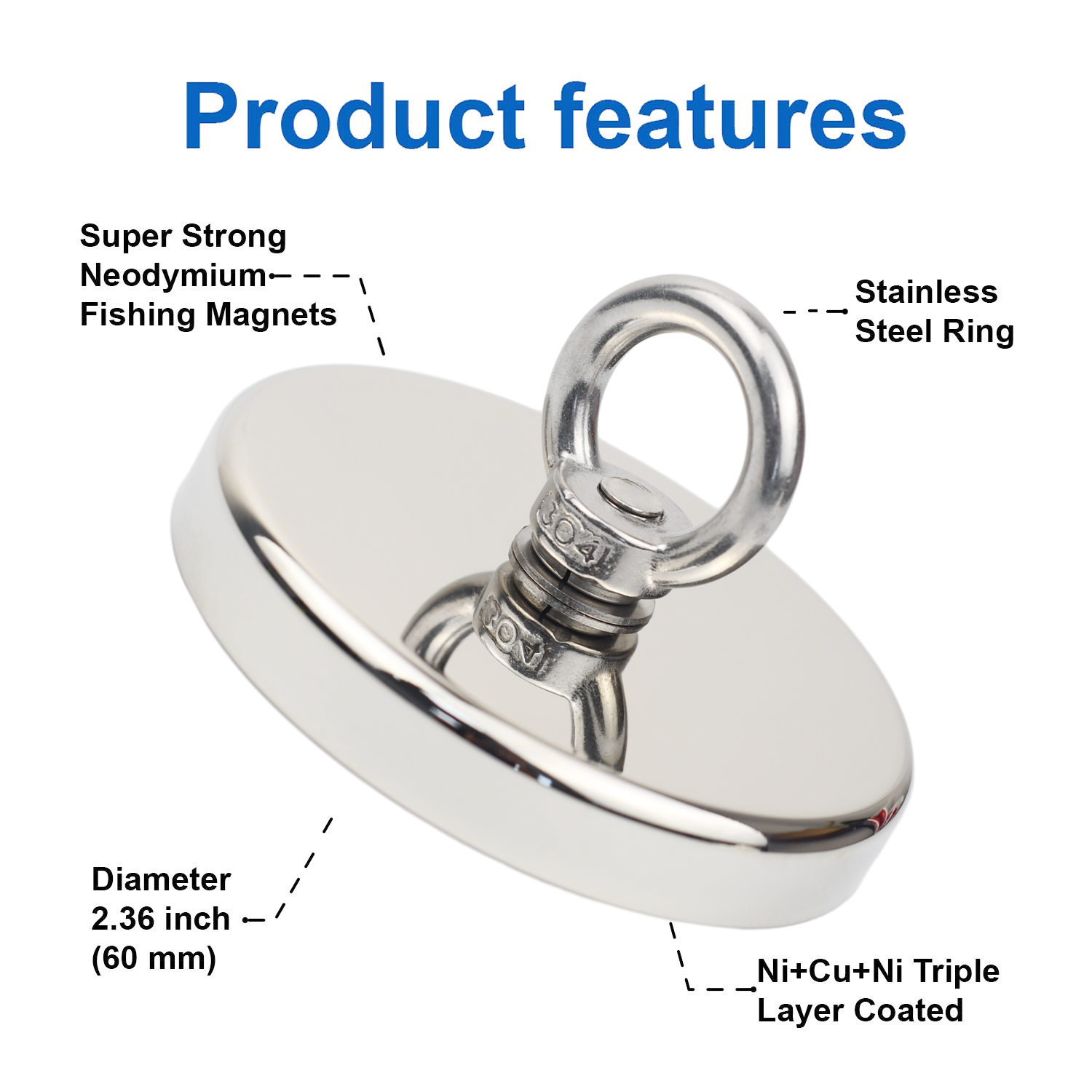 D90 Pull Max 350kg Super Stron - Fishing Hook Stainless Steel review and price