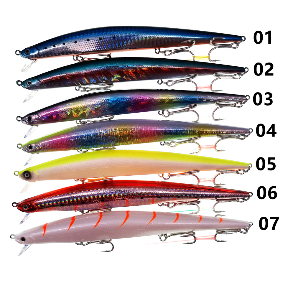 MUKUN 175mm 30g Long Cast Minn - Fishing Hook Treble review and price