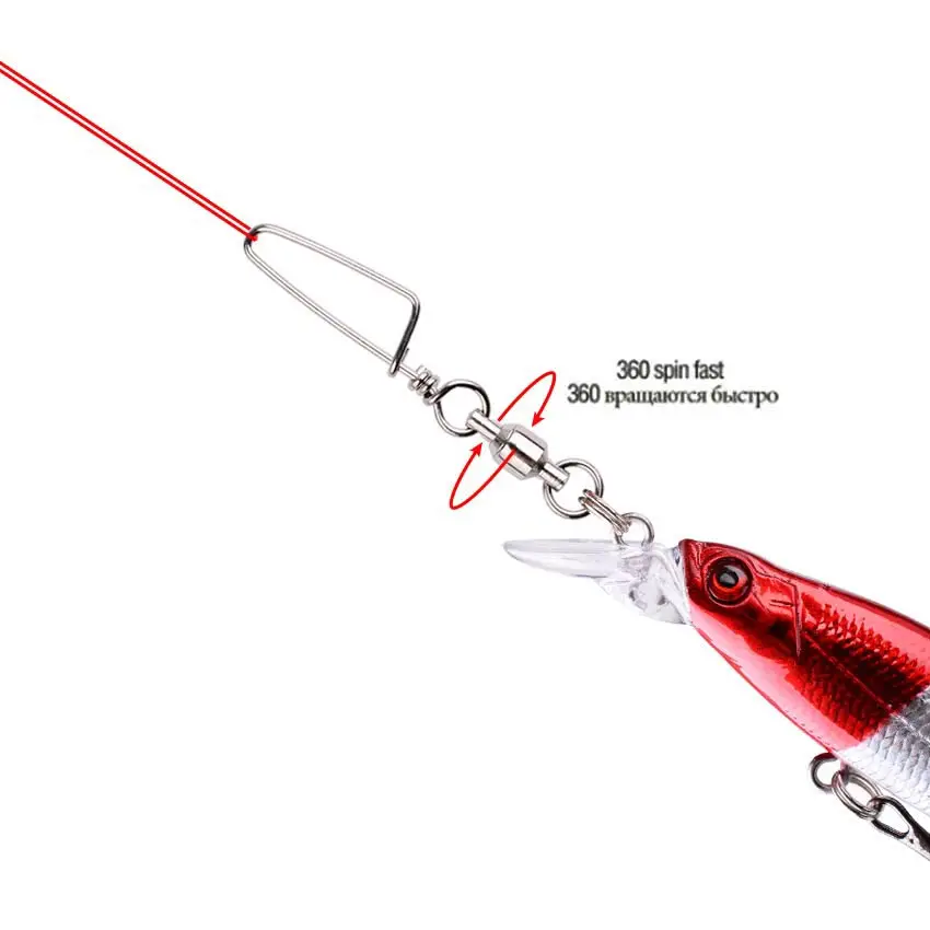 50pcs Fishing Ball Bearing Swi - Fishing Hook Stainless Steel review and price